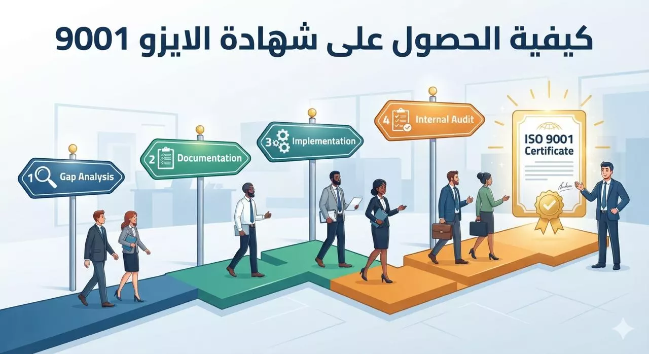 كيفية الحصول على شهادة الايزو 9001