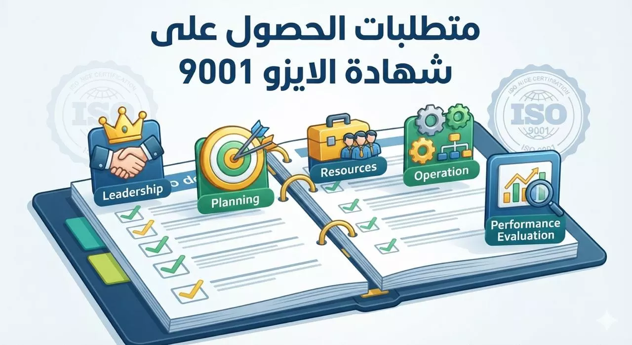 متطلبات الحصول على شهادة الايزو 9001